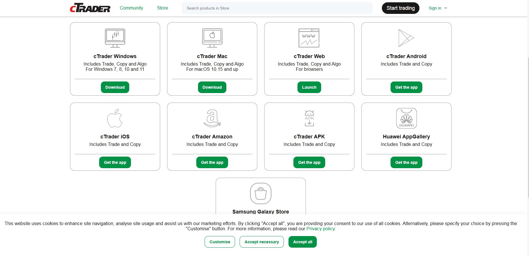  cTrader hỗ trợ đa thiết bị