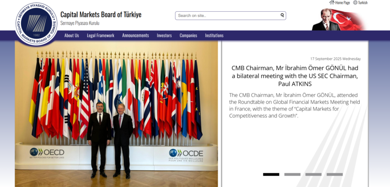 website chính thức của Capital Markets Board of Turkey website chính thức của Capital Markets Board of Turkey