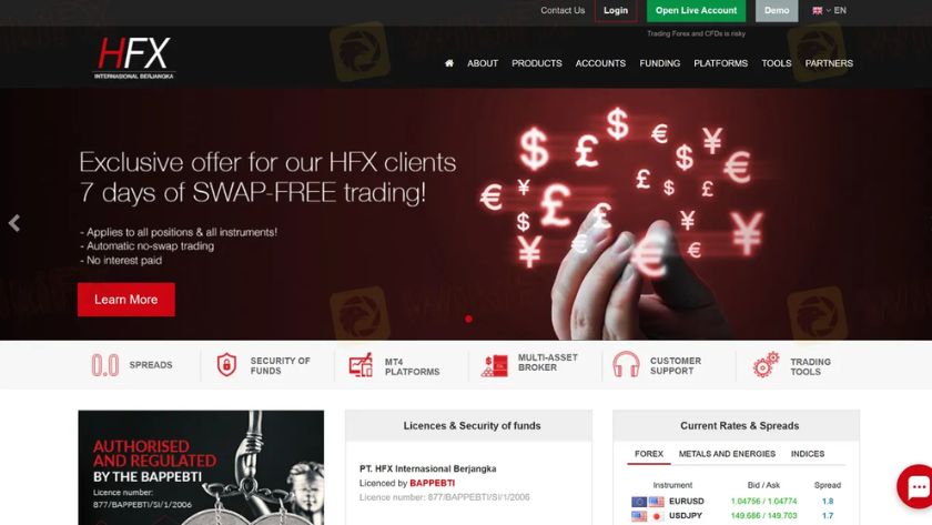 Đánh giá lý lịch tư pháp của HFX