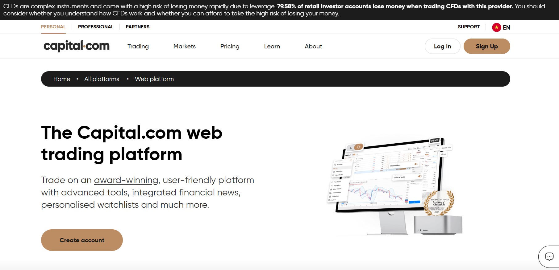 Nền tảng Capital.com