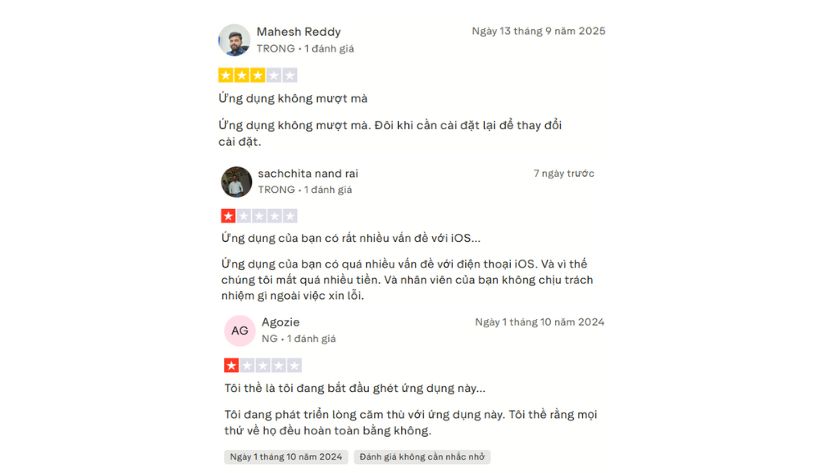 Đánh giá khách hàng về Markets4you Mobile App