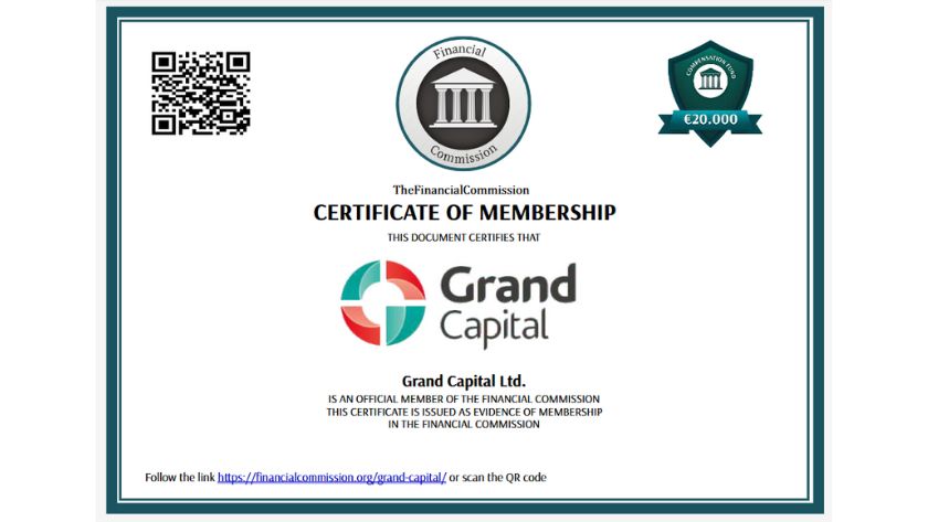 Grand Capital là thành viên của The Financial Commission