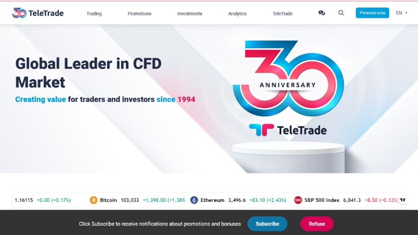 Khái quát về sàn TeleTrade