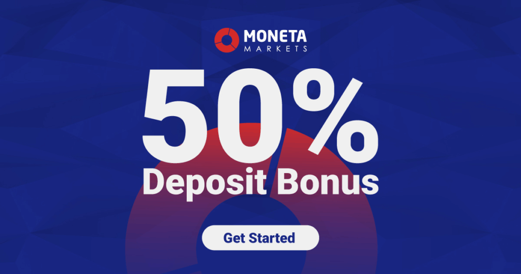 Deposit bonus 50% - Bonus Moneta Markets