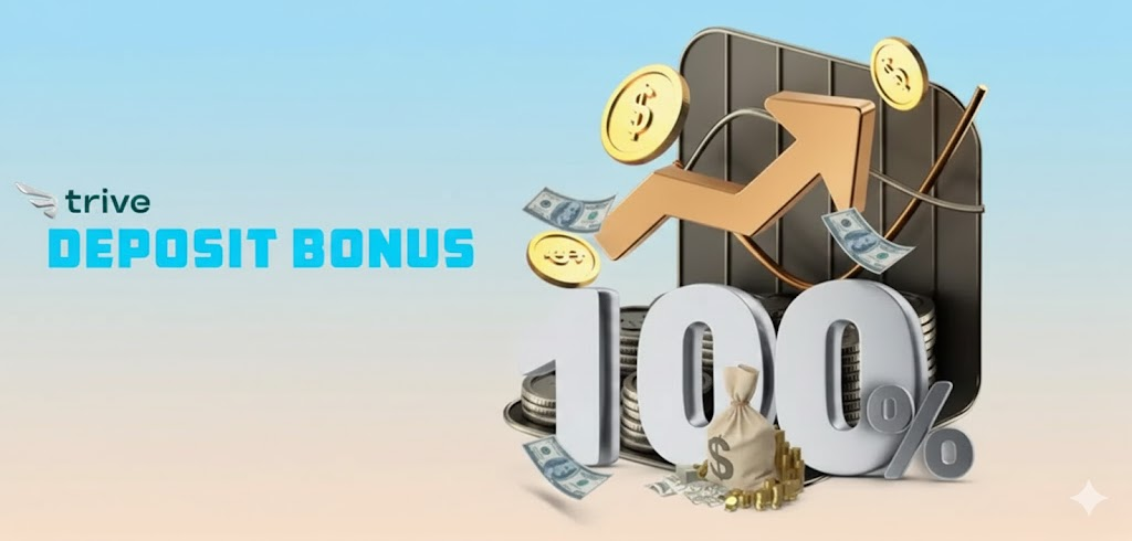 Deposit Bonus 100% - Bonus Trive Deposit Bonus 100% - Bonus Trive
