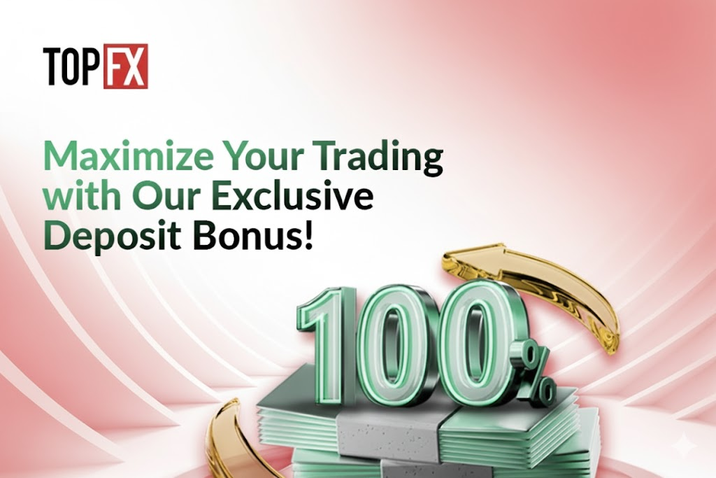 Deposit bonus 100% - Bonus TopFX Markets