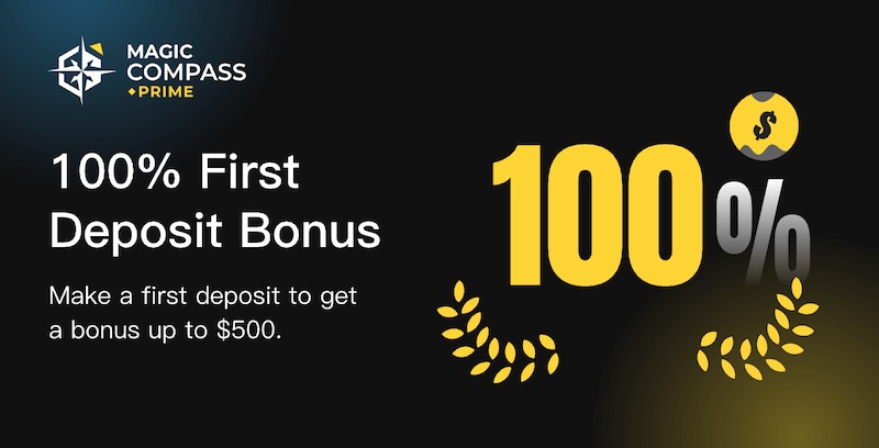 First deposit bonus 100% - Bonus MC Prime