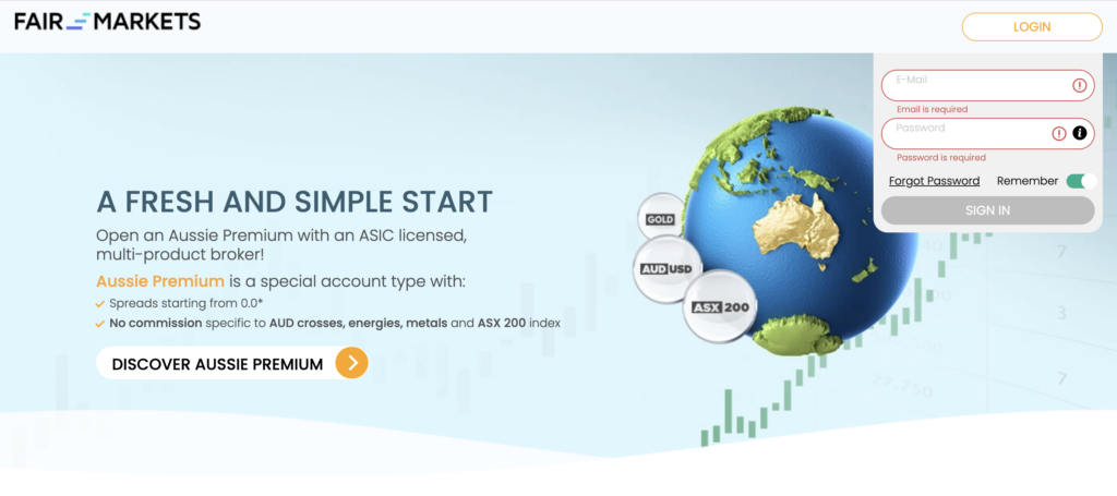 Cách đăng ký nhận Bonus FairMarkets