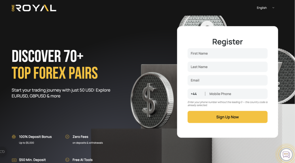 Cách đăng ký nhận Bonus OneRoyal Cách đăng ký nhận Bonus OneRoyal