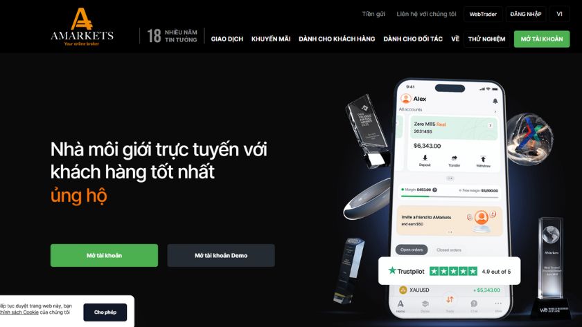 Khái quát về AMarkets