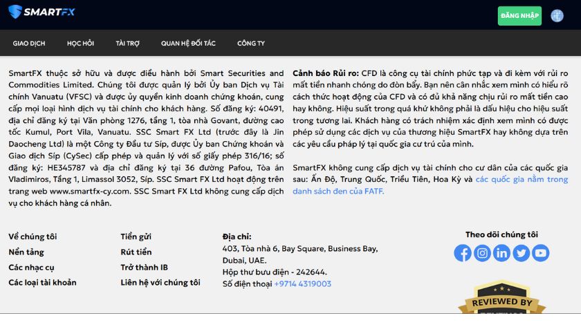 Khái quát về sàn SmartFX
