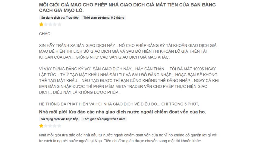 Một vài đánh giá của trader trên Forex Peace Army về NPBFX