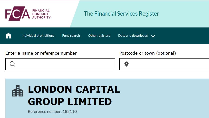 Thông tin giấy phép FCA của LCG