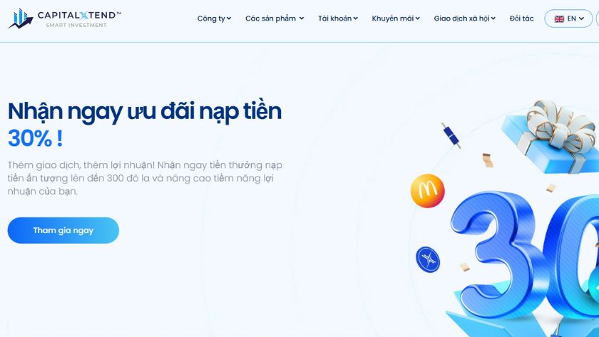 Tìm hiểu về sàn giao dịch CapitalXtend