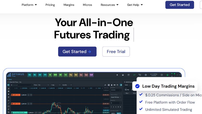 Trang chủ của Optimus Futures