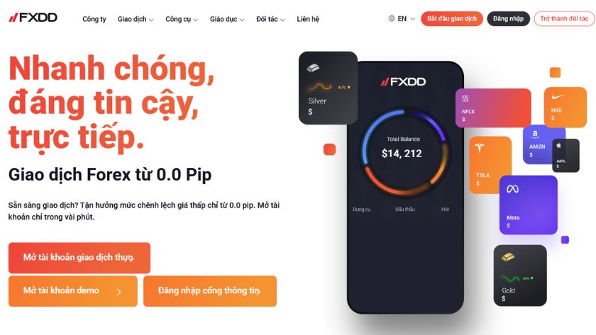 Trang chủ sàn FXDD