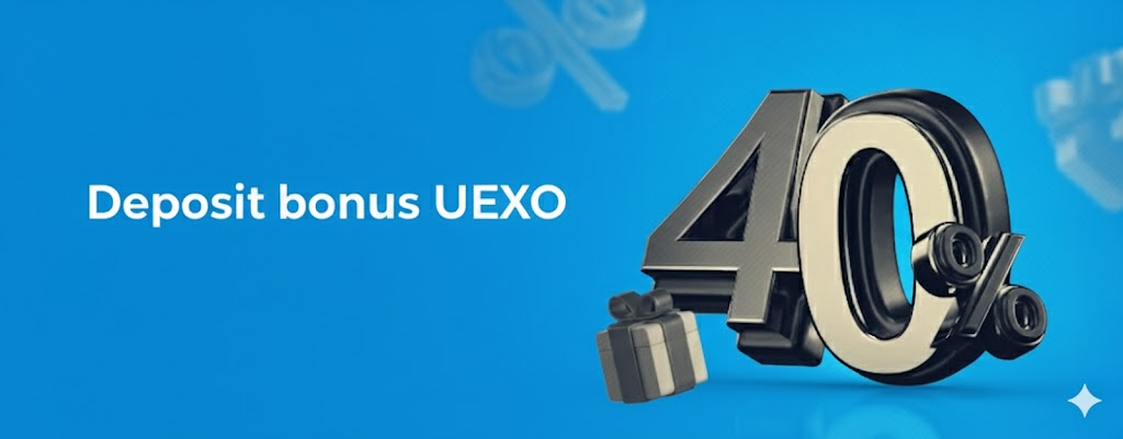 Deposit Bonus 40% - Bonus UEXO