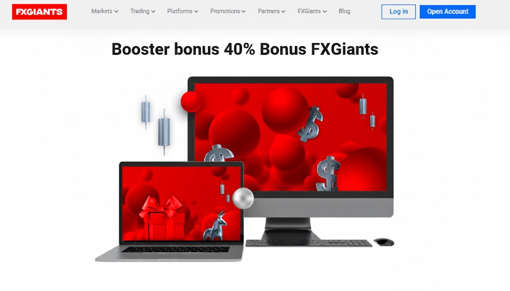 Booster bonus 40% - Bonus FXGiants