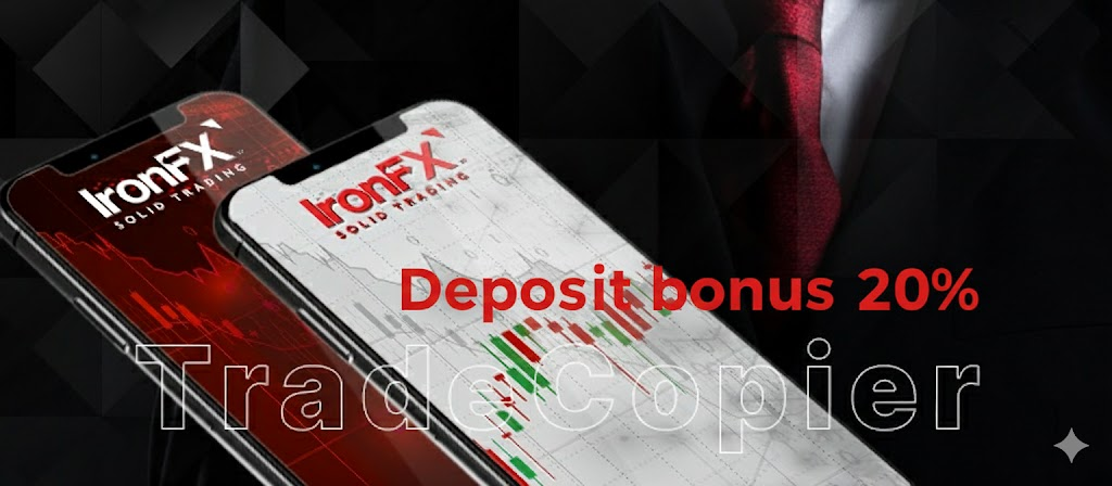 Deposit bonus 20% – Bonus IronFX
