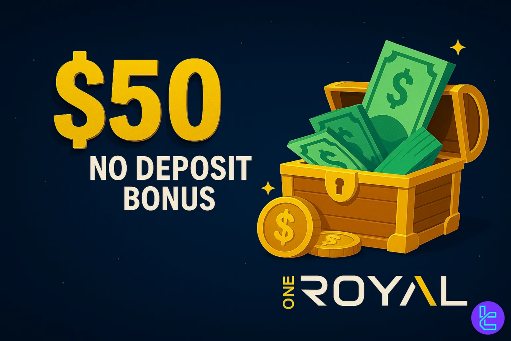 No deposit bonus 50 USD - Bonus OneRoyal
