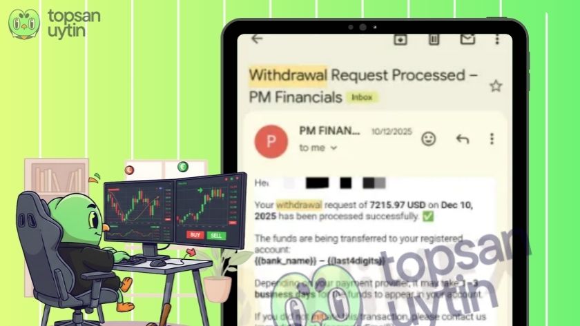 Đội ngũ Top Sàn Uy Tín gặp rắc rối khi thực hiện rút tiền trên PM Financials 