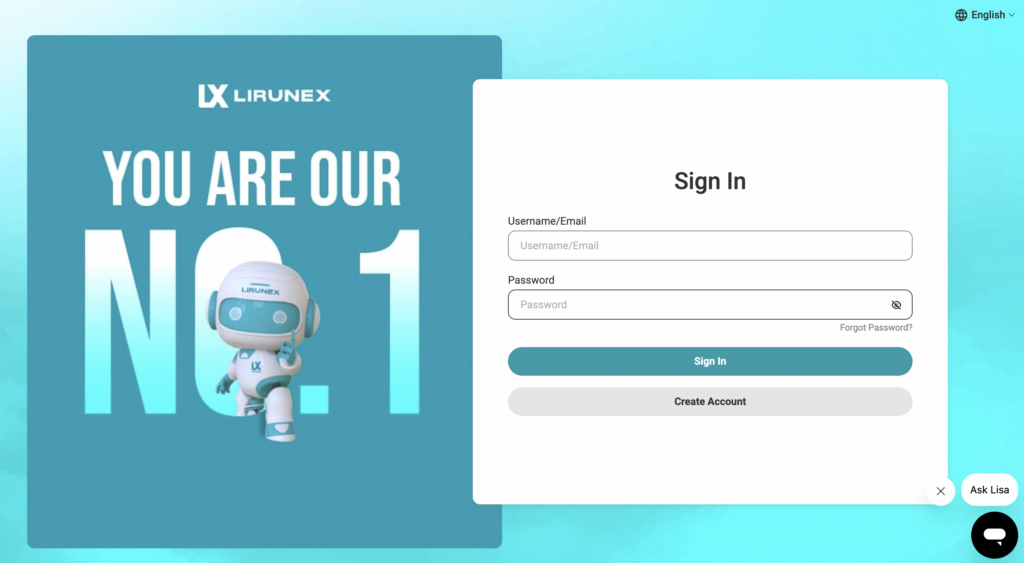 Cách đăng ký nhận Bonus Lirunex