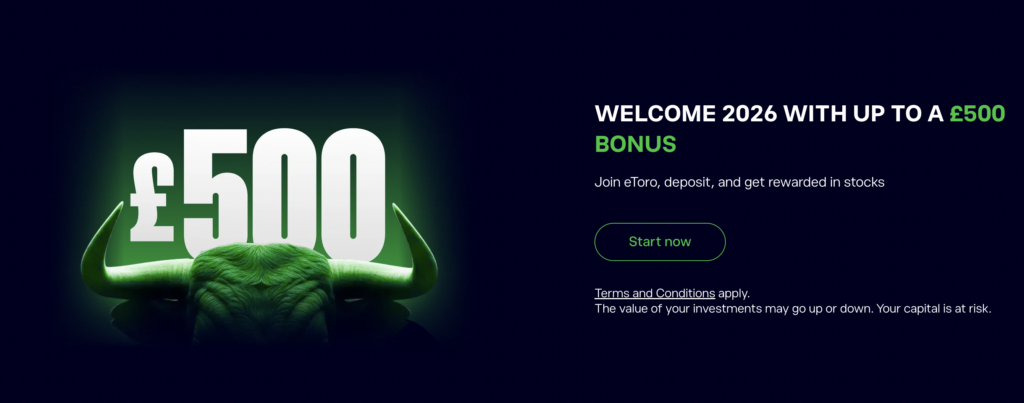 Welcome bonus 2026 lên đến £500
