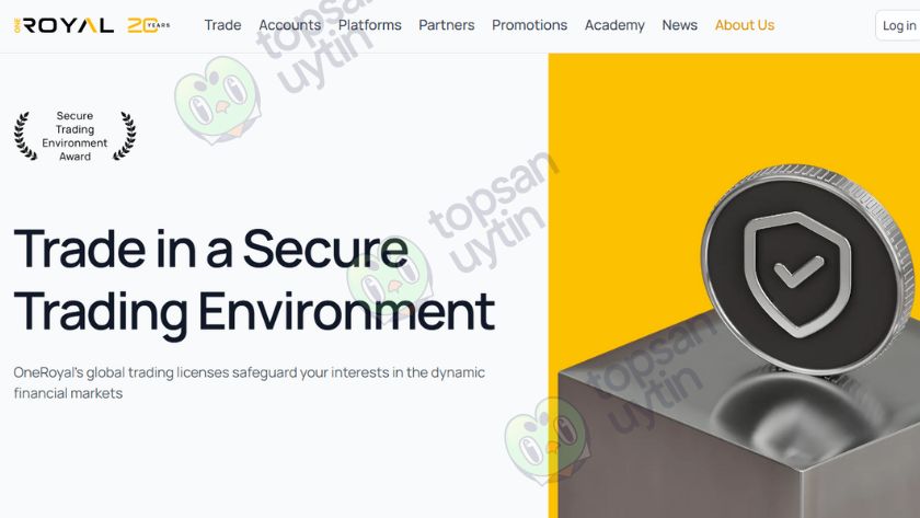 Giao diện chính khi truy cập vào One Royal