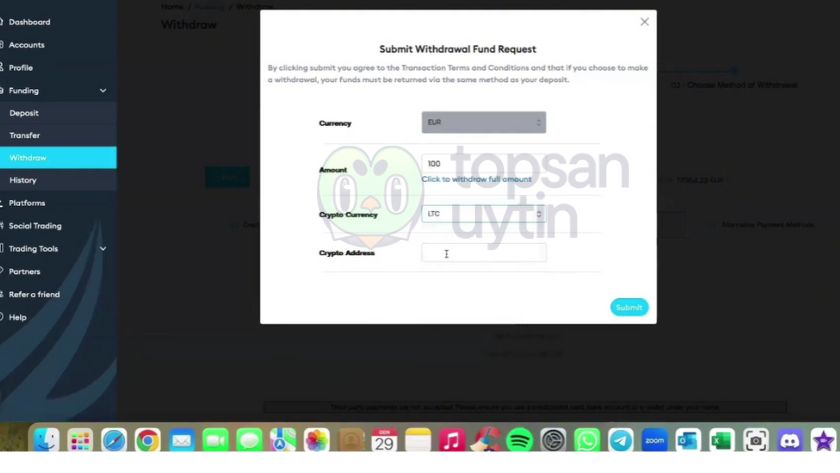 Top Sàn Uy Tín tiến hành giao dịch trên FP Markets