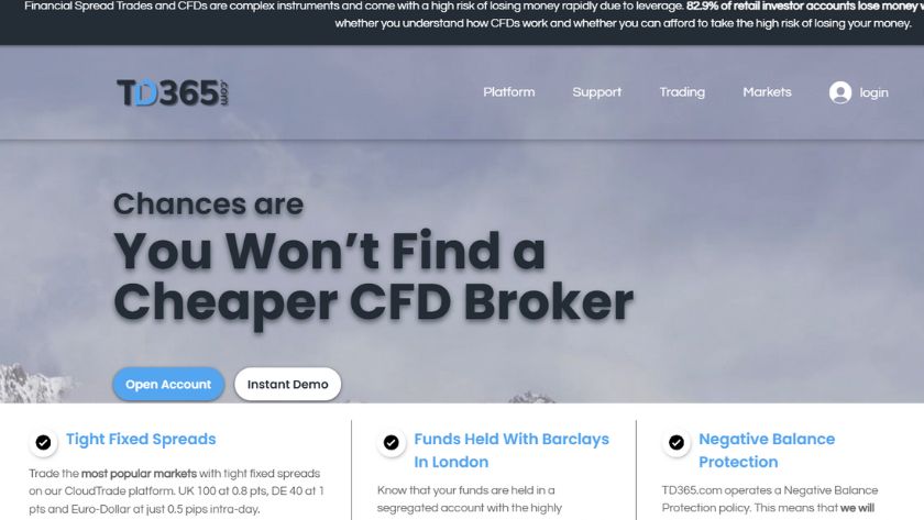 Khái quát về sàn TradeDirect365