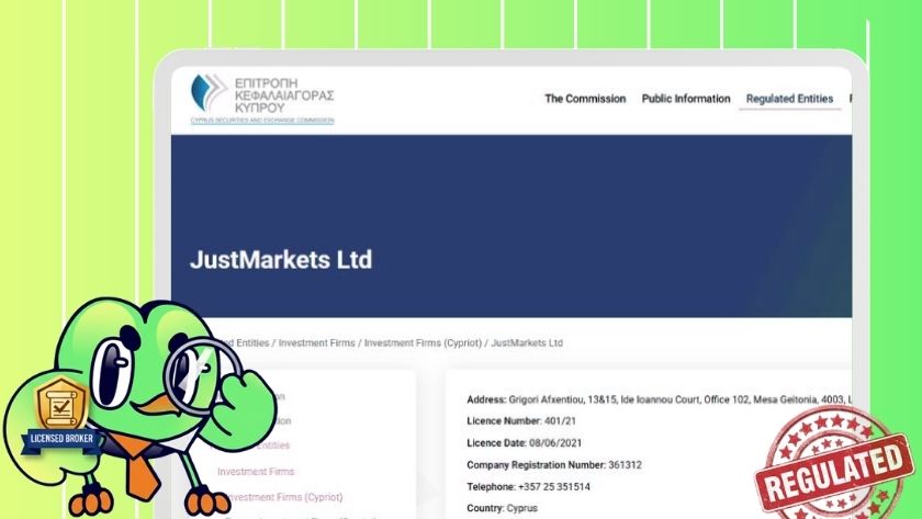 Thông tin giấy phép CySEC của JutsMarket