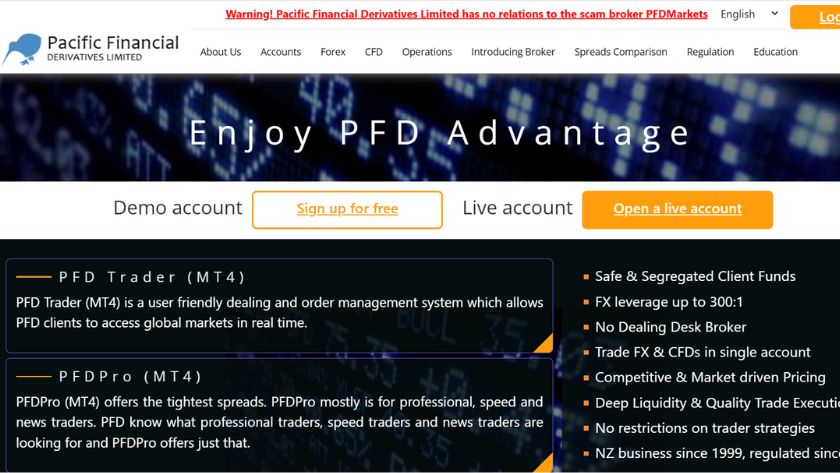 Tìm hiểu khái quát về sàn Pacific Financial Derivatives