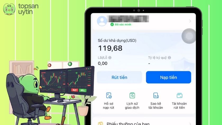 Top Sàn Uy Tín Team đã nạp hơn $100 để trải nghiệm giao dịch thực tế tại Mitrade