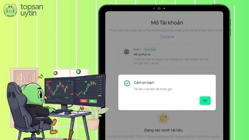 Top Sàn Uy Tín Team mở tài khoản giao dịch tại IUX