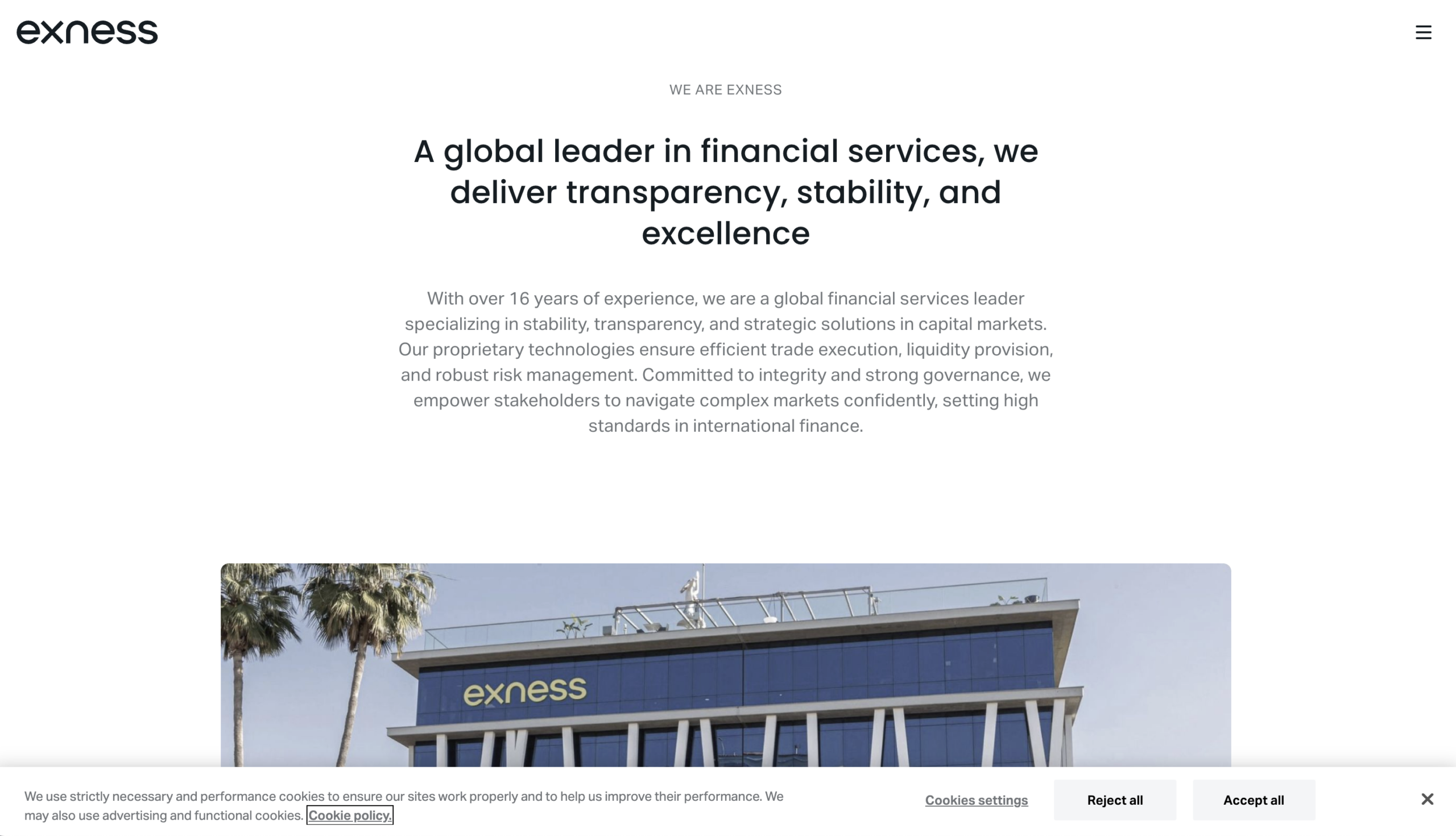 Trang chủ sàn Exness