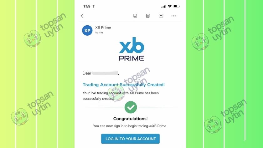 Top Sàn Uy Tín Team đã mở tài khoản giao dịch tại XB Prime