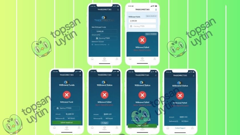 Top Sàn Uy Tín Team liên tục bị từ chối lệnh rút tiền tại sàn TD365