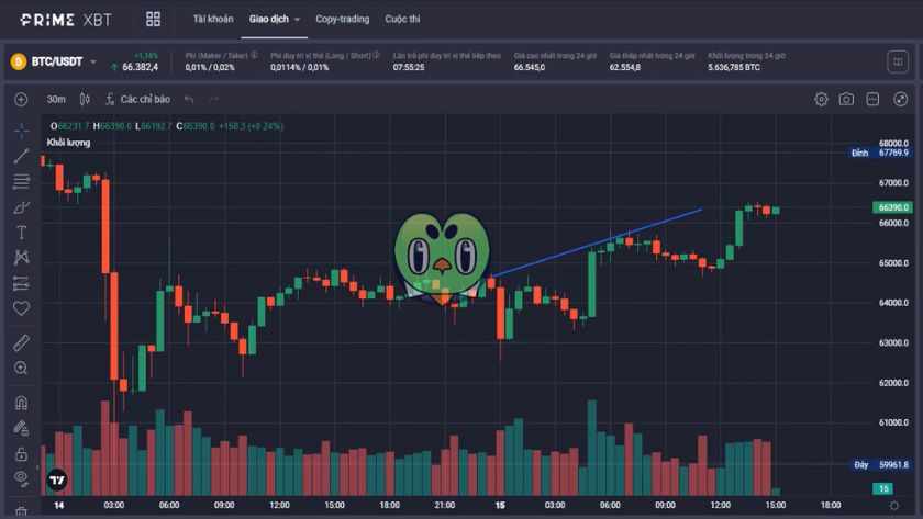Trải nghiệm các sản phẩm giao dịch của PrimeXBT